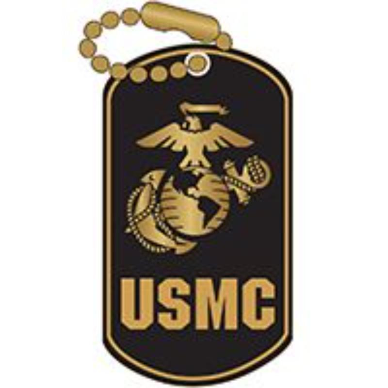 P64027 Rank - USMC, E5, Sergeant - Clear - 0.88 in. Wide