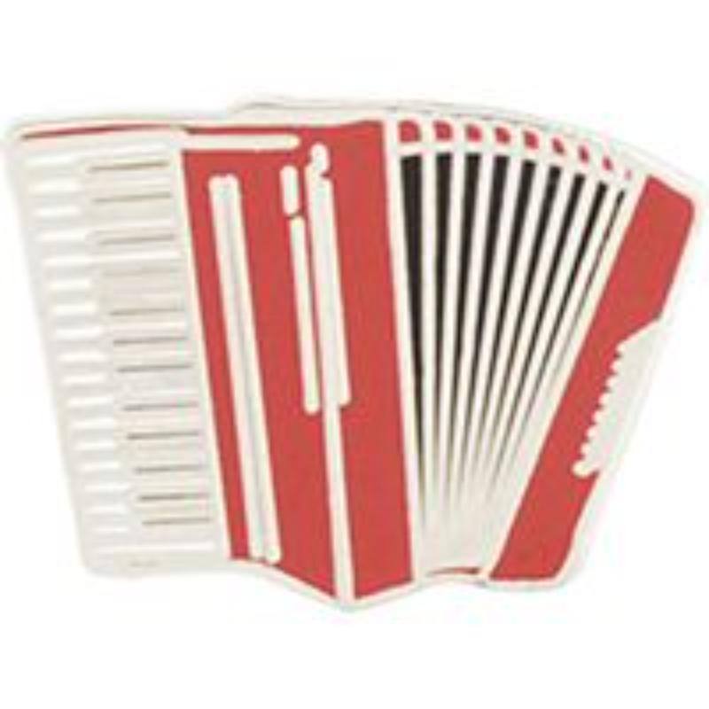 P64104 Pin - Music, Accordion - 1 in.