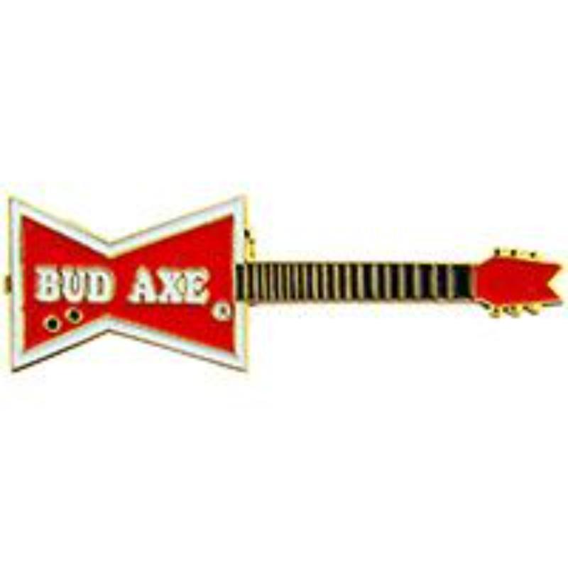 P64125 Pin - Guitar, Electric, Bud Axe - 1.5 in.