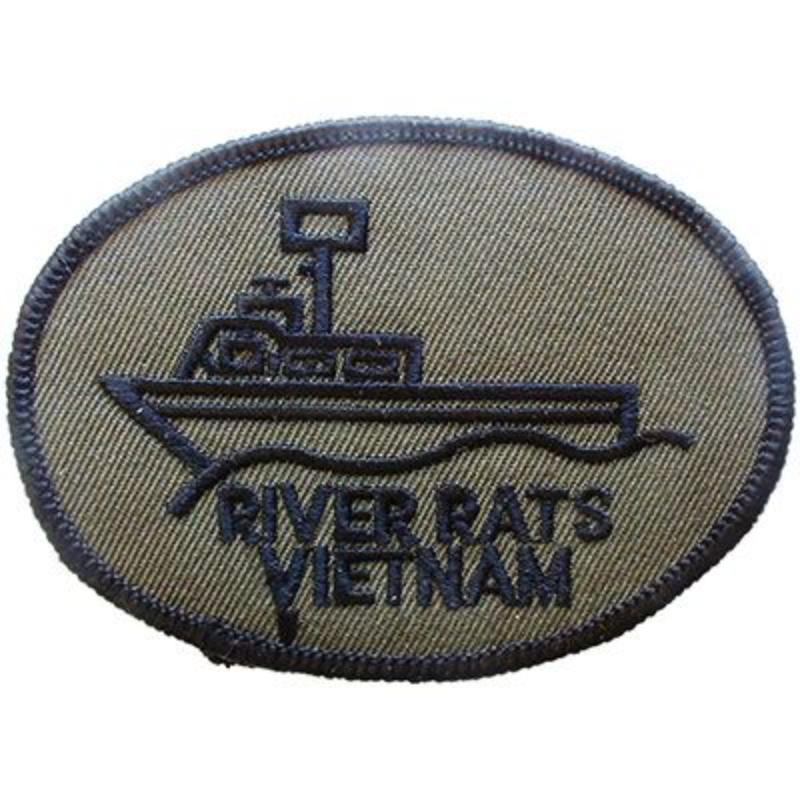 Picture of Eagle Emblems PM0019 Patch - Vietnam&#44; River Rats - 3 in.