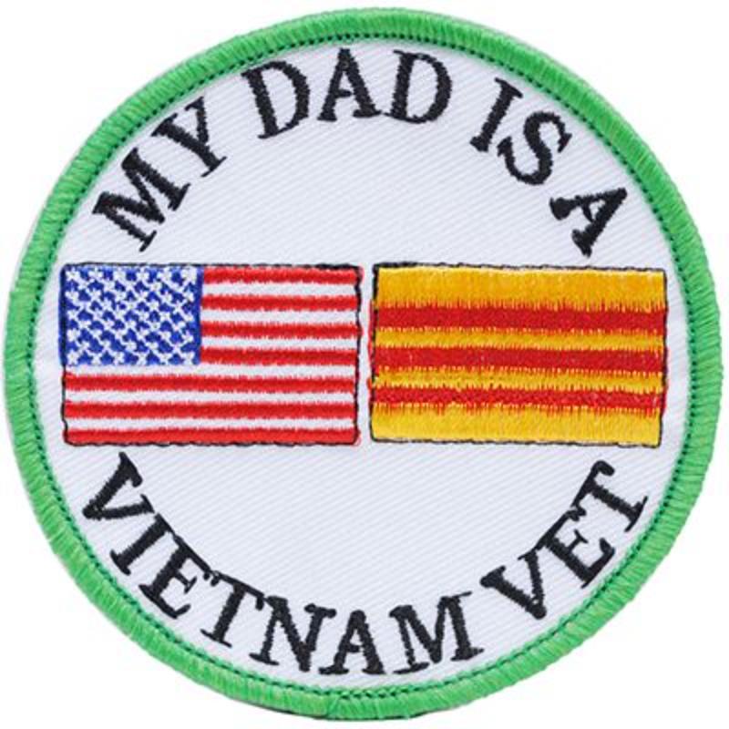 Picture of Eagle Emblems PM0035 Patch - Vietnam&#44; My Dad Is A - 3 in.