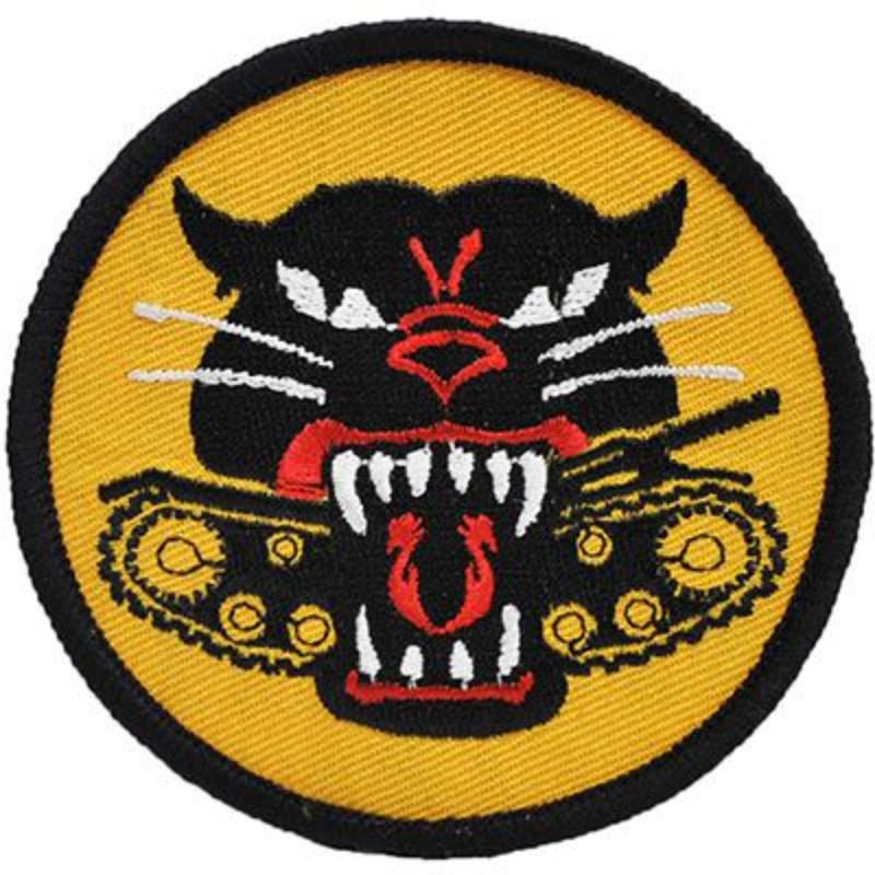 Army Tank Destroyer Patch - 3.63 in. - Durable Embroidered Design