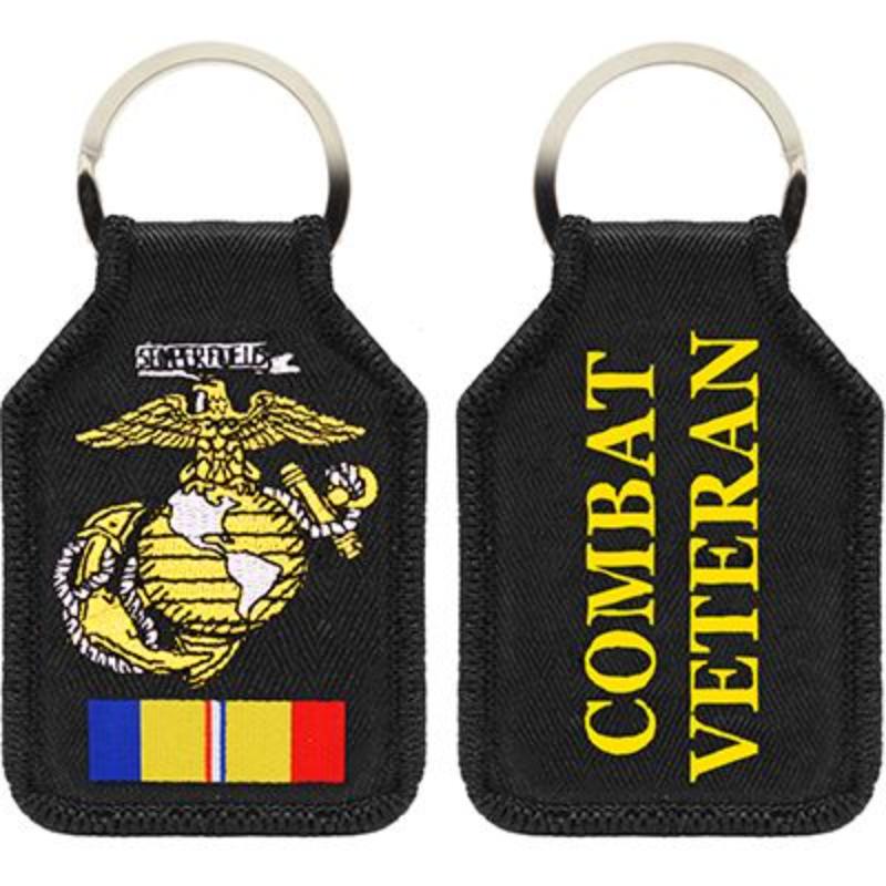KC0029 Key Ring - USMC, Combat Veteran - Embark - 1.88 x 2.75 in.