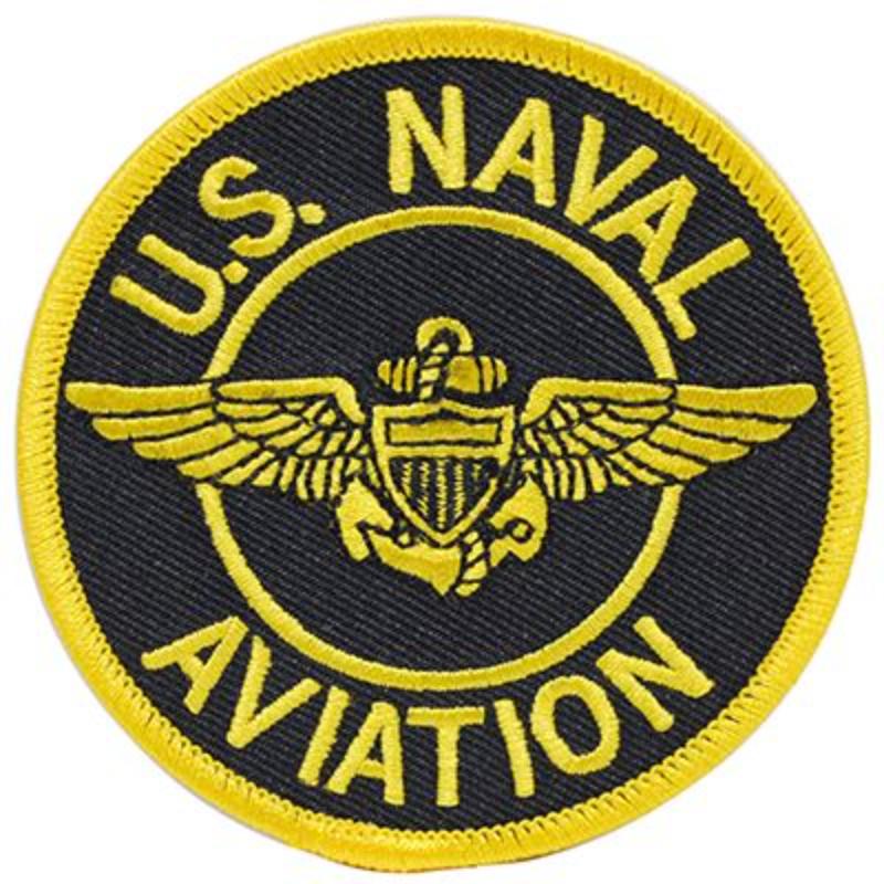 PM0180 Patch - USN, Aviation - 3.63 in.