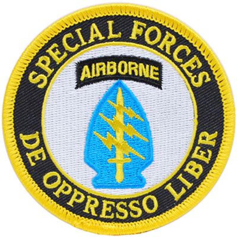 PM0202 Patch - Special Forces, Airborne - 3.63 in.