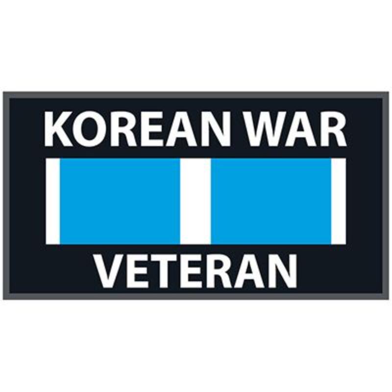 PM0271 Patch - Korea, Service, Ribbon Veteran - 4 x 2.13 in.