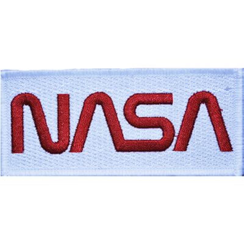 PM0303 Patch - Space, NASA - Red & White - 4.23 in.