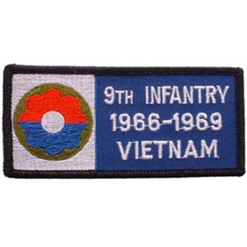PM0310 Patch - Vietnam, decal, Army 9th - 1966-1969 - 4.13 x 2 in.