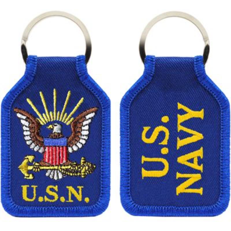 KC0077 Key Ring - USN Logo - Embark - 1.88 x 2.75 in.