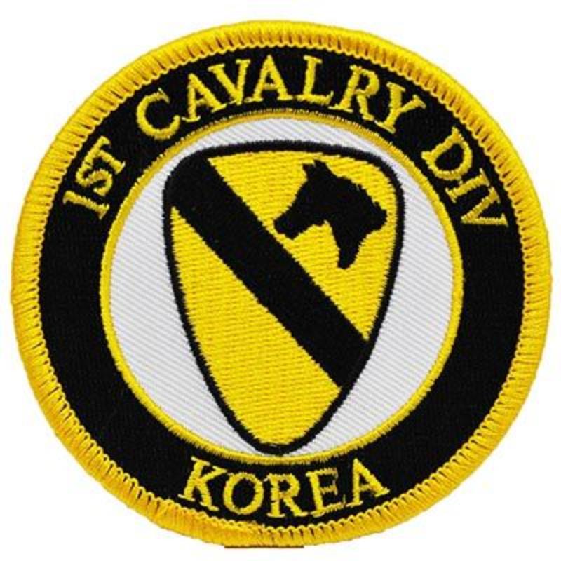 PM0335 Patch - Korea, Army, 1st Calvary - 3.63 in.
