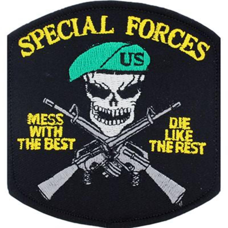 PM0364 Patch - Mess with Best Special Forces - 3.25 in.