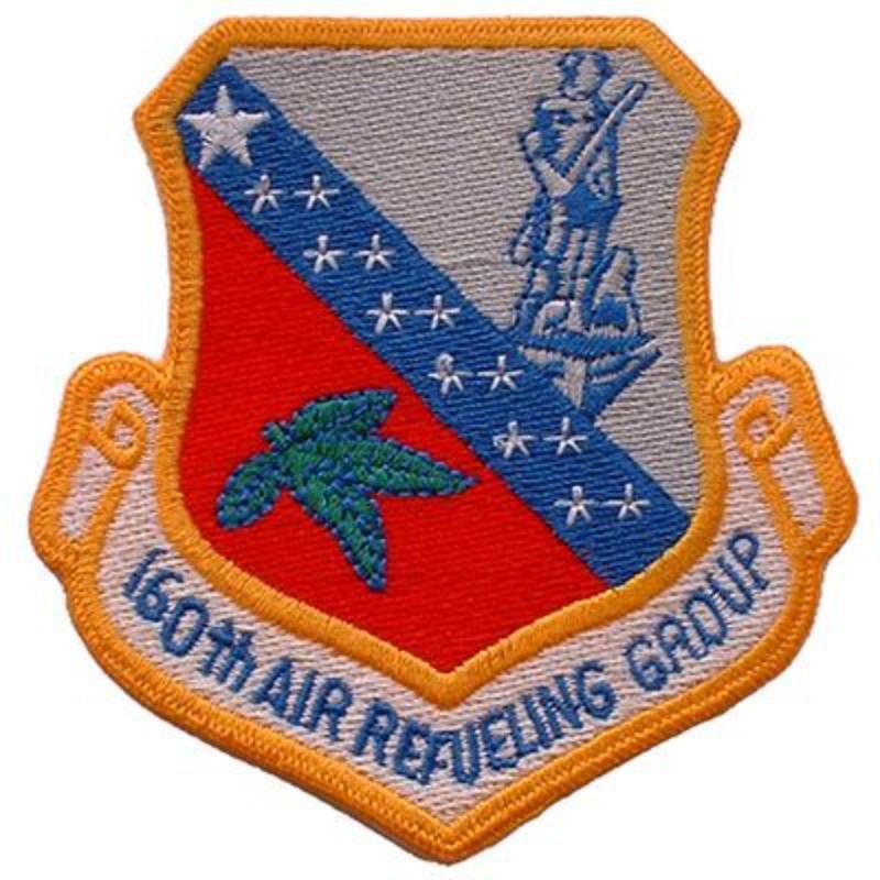 PM0384 Patch - USAF, 160th Air Refueling - 3 in.