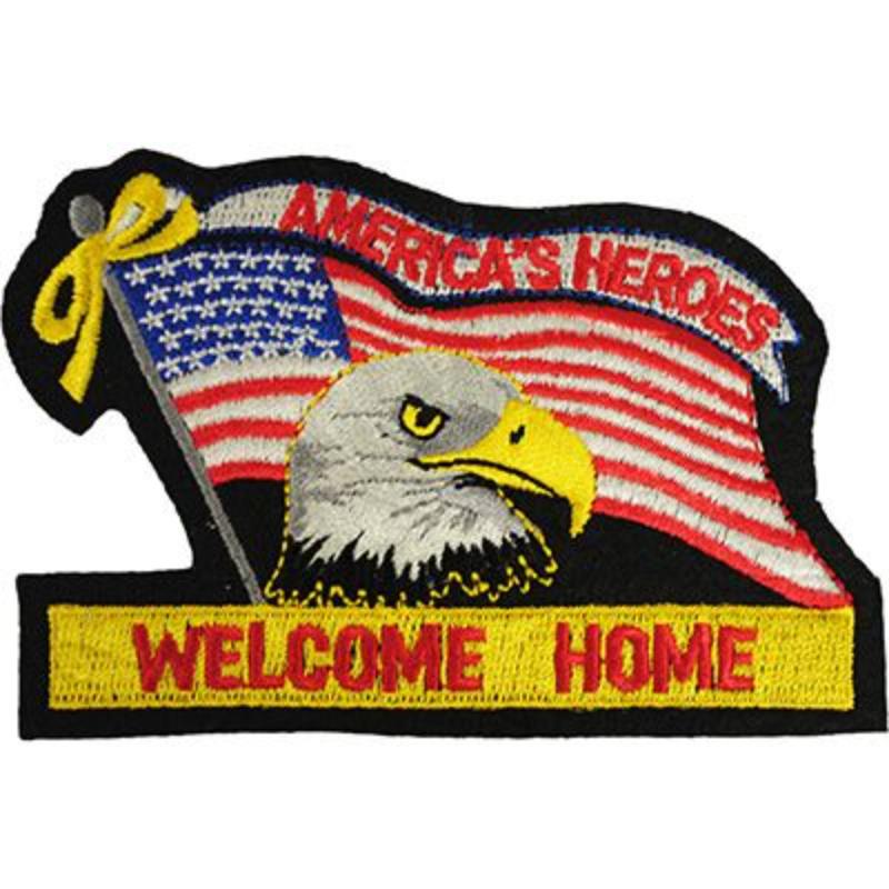 PM0416 Patch - USA, Welcome Home - 3.88 in.