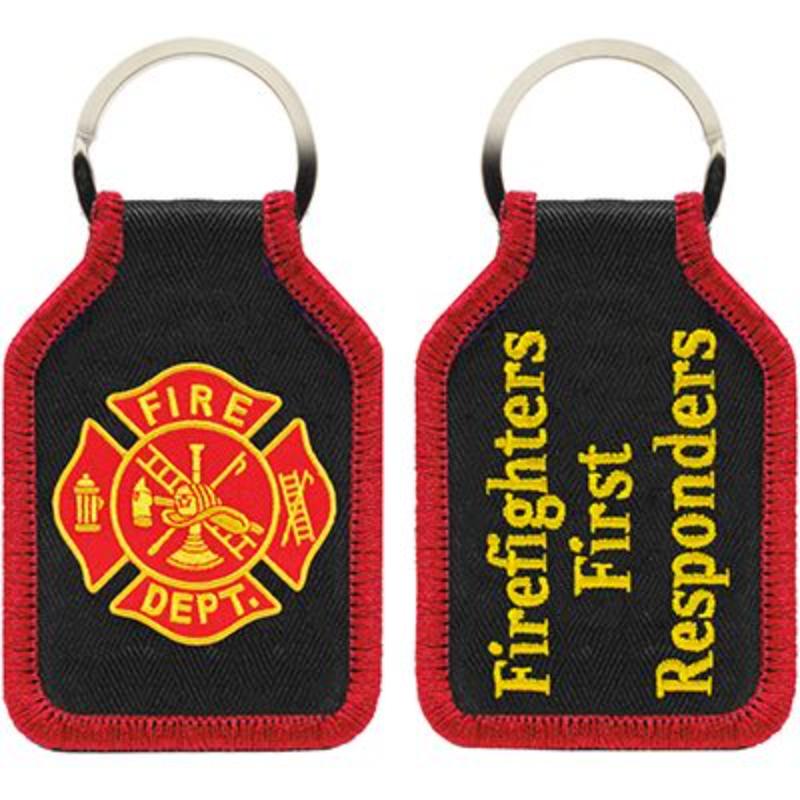 KC0172 Key Ring - Fire Department Logo - Embark - 1.88 x 2.75 in.