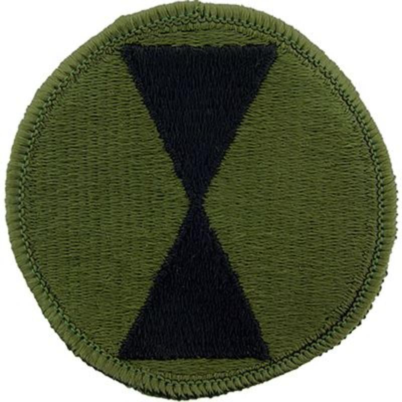 PM0704 Patch - Army, 7th Infantry Division - 3 in.