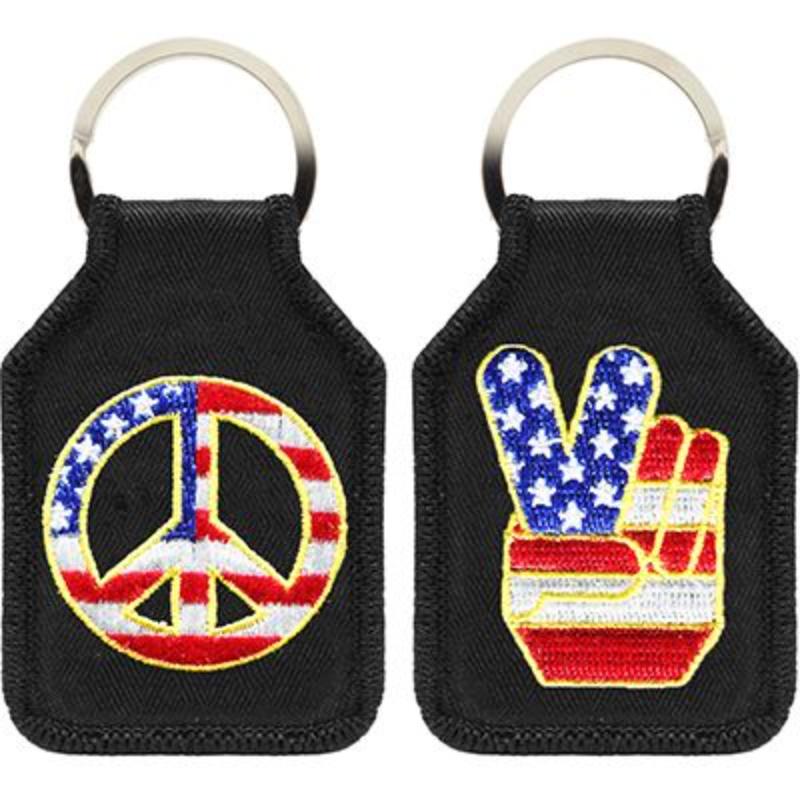 KC0175 Key Ring - Peace Sign - Embark - 1.88 x 2.75 in.