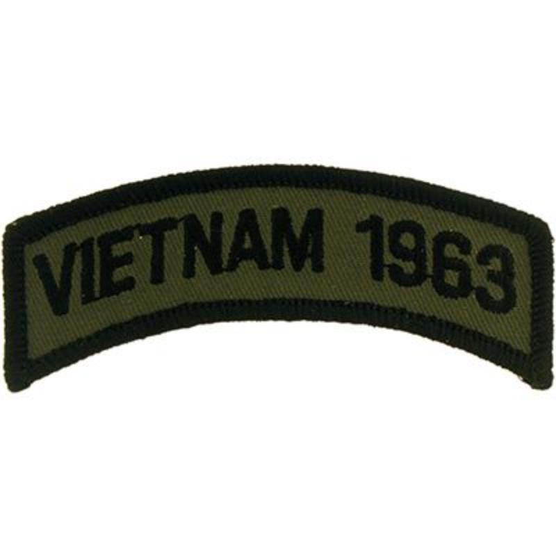 PM0824 Patch - Vietnam, Tab, 1963 - 3.5 x 1 in.