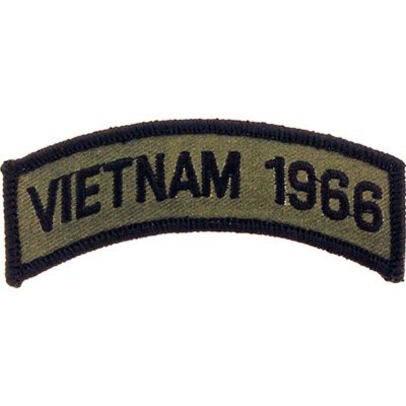 PM0827 Patch - Vietnam, Tab, 1966 - 3.5 x 1 in.