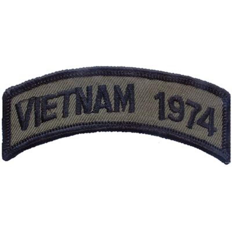 PM0834 Patch - Vietnam, Tab, 1974 - 3.5 x 1 in.
