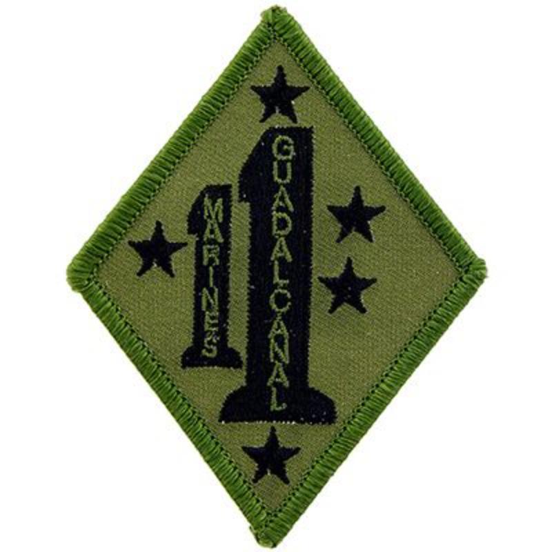 PM0938 Patch - USMC, 1st Marine Regiment - 3.5 in.