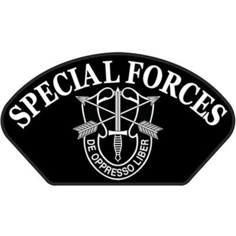 PM1371 Patch - Special Forces, Hat 1st A&B - 5.25 x 3 in.