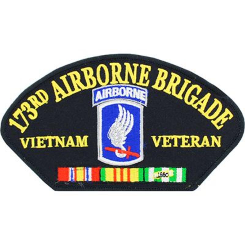 PM1419 Patch - Vietnam, Hat, Army 173rd Airborne - 5.25 x 3 in.