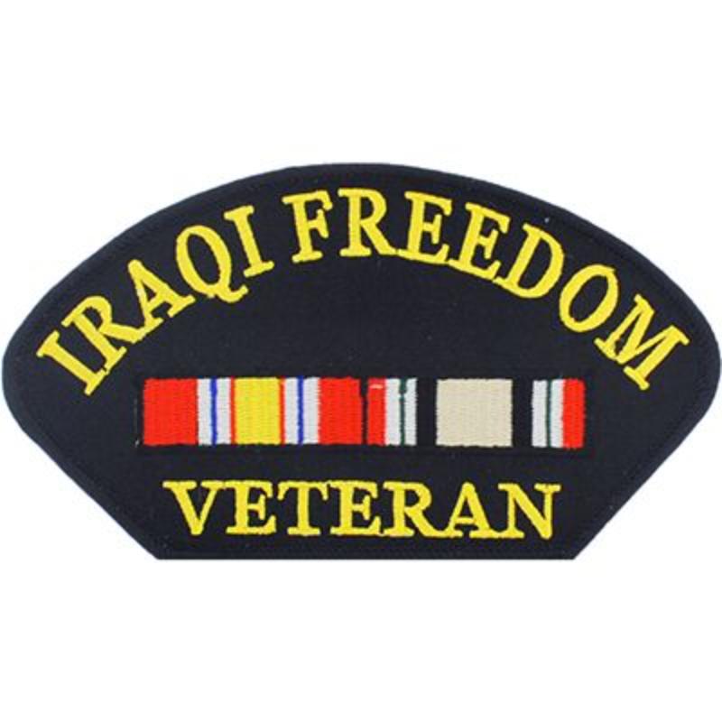 PM1675 Patch - Iraqi, Hat, Veteran - 5.25 x 3 in.