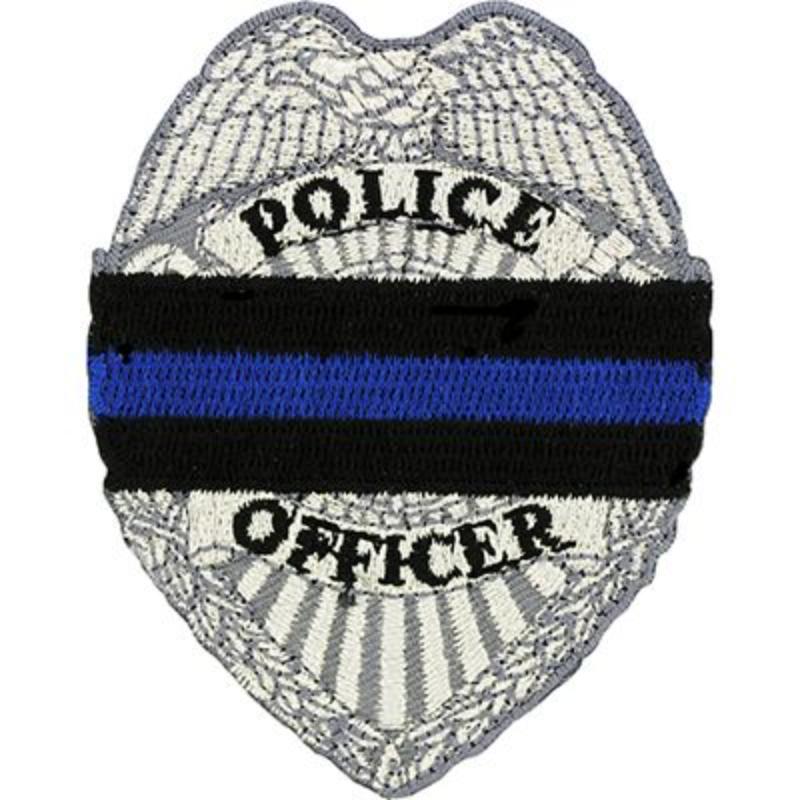 PM3005 Patch-Police, Blue Line, Honor Decal - 3.25 in.