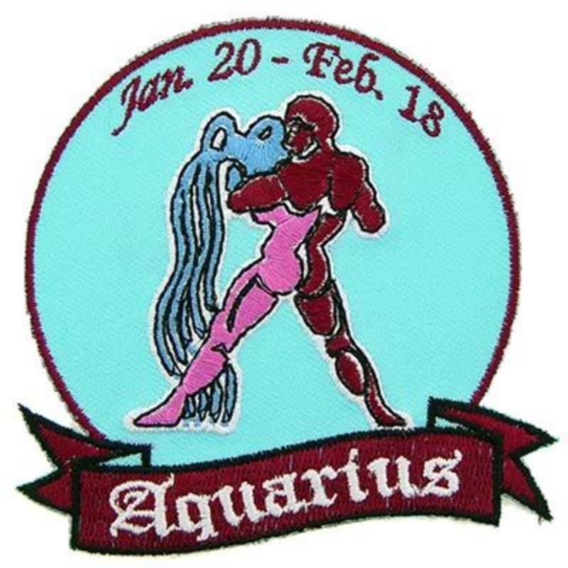 PM3025 Patch - Sign, Aquarius - 3.25 in.