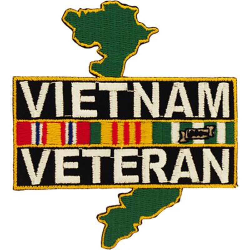 PM3079 Patch - Vietnam, Veteran, Service Ribbon - 3.81 in.