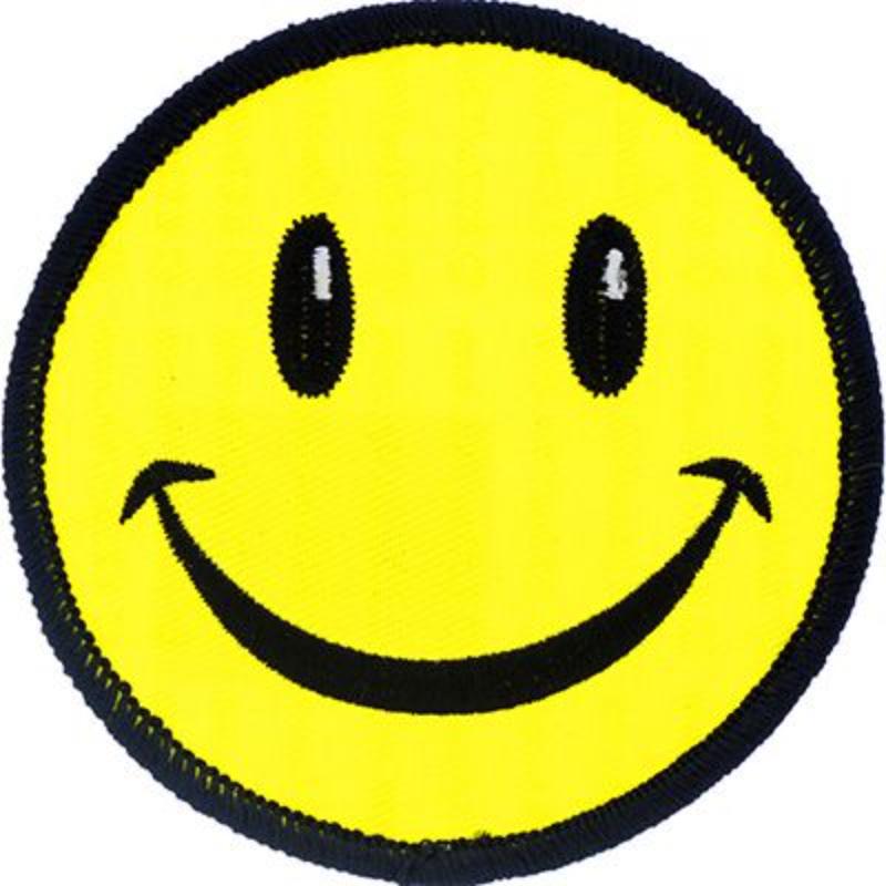 PM3080 Patch - Smiley Face - 3.63 in.