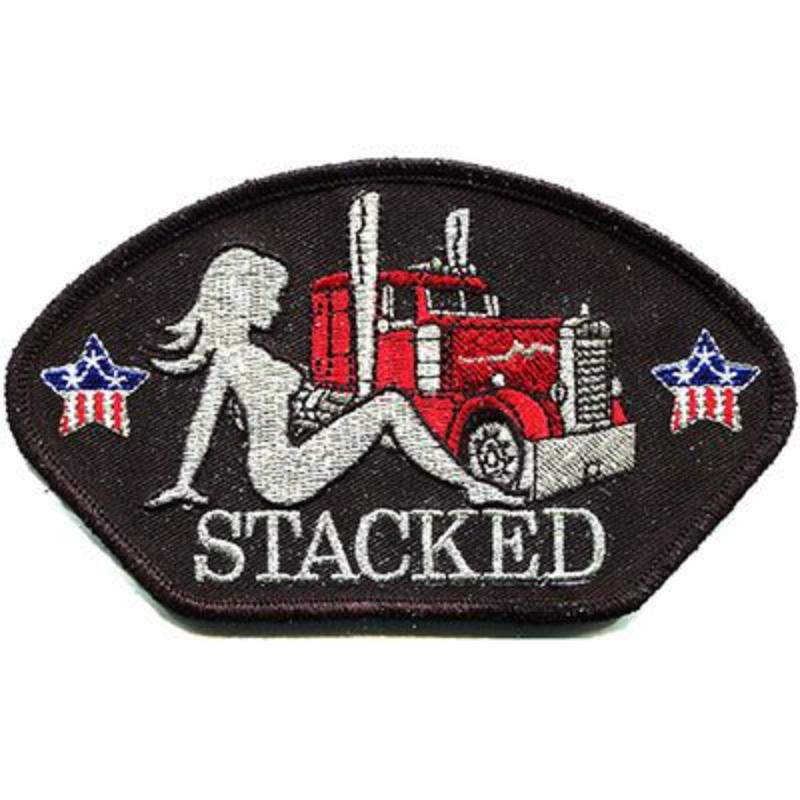 PM3104 Patch - Trucker, Stacked - 5.25 x 3 in.