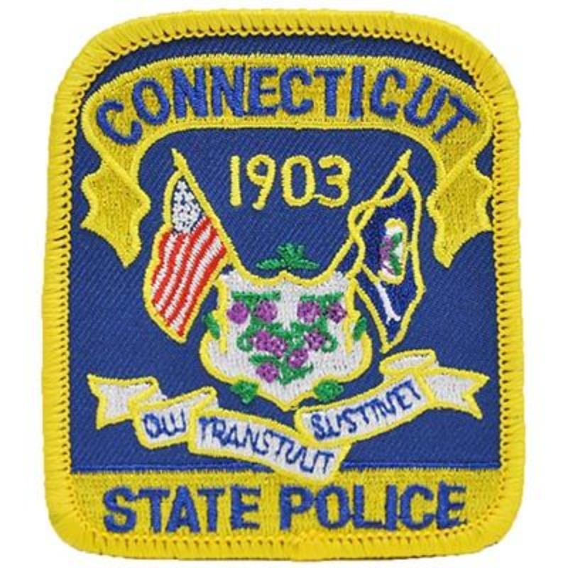 PM3307 Patch - Police, Connecticut - 3 in.