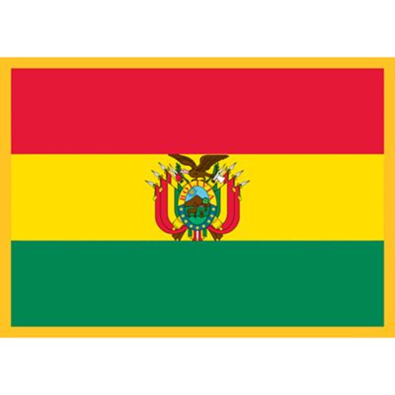 PM6012 Patch - Bolivia - 3.5 x 2.5 in.