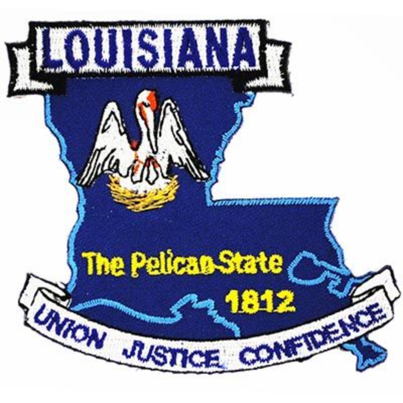 PM6719 Patch - Louisiana - 3.63 in.