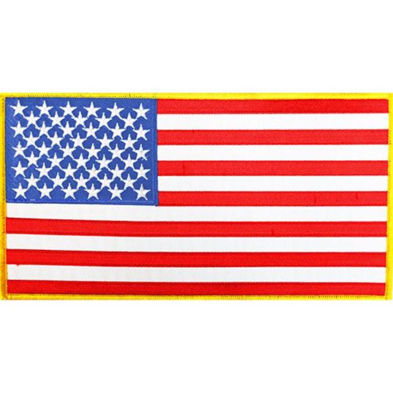 PM9091 Patch - Flag, USA, Gold - 12 in.