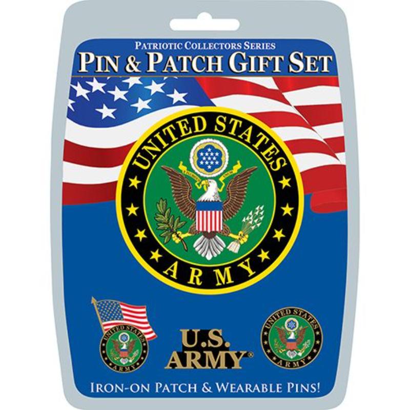 Picture of Eagle Emblems DIS0003 Gift Set - U.S.Army Symbol - 3 Pins & 1 Patch