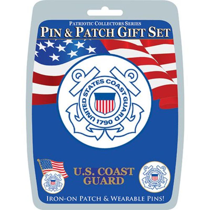 Picture of Eagle Emblems DIS0010 Gift Set - U.S.Coast Guard - 3 Pins & 1 Patch