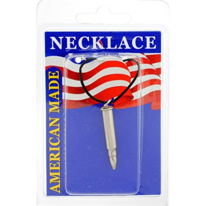 Picture of Eagle Emblems NC9401 Necklace - Bullet&#44; 17Cal - Nickel