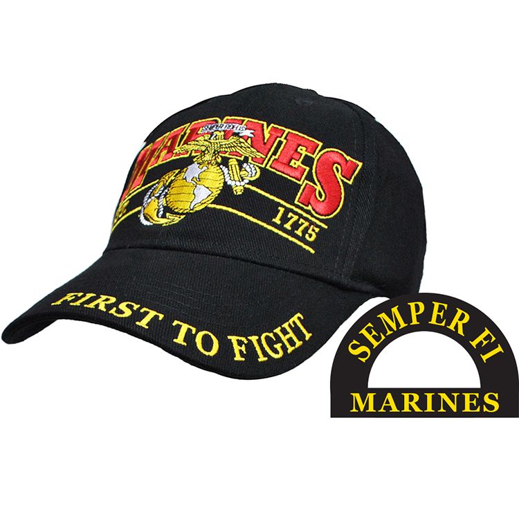 CP00318 Cap - USMC, First to Fight