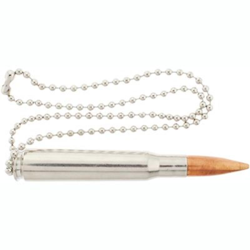 Picture of Eagle Emblems NC9404 Necklace - Bullet&#44; 50Cal - Nickel
