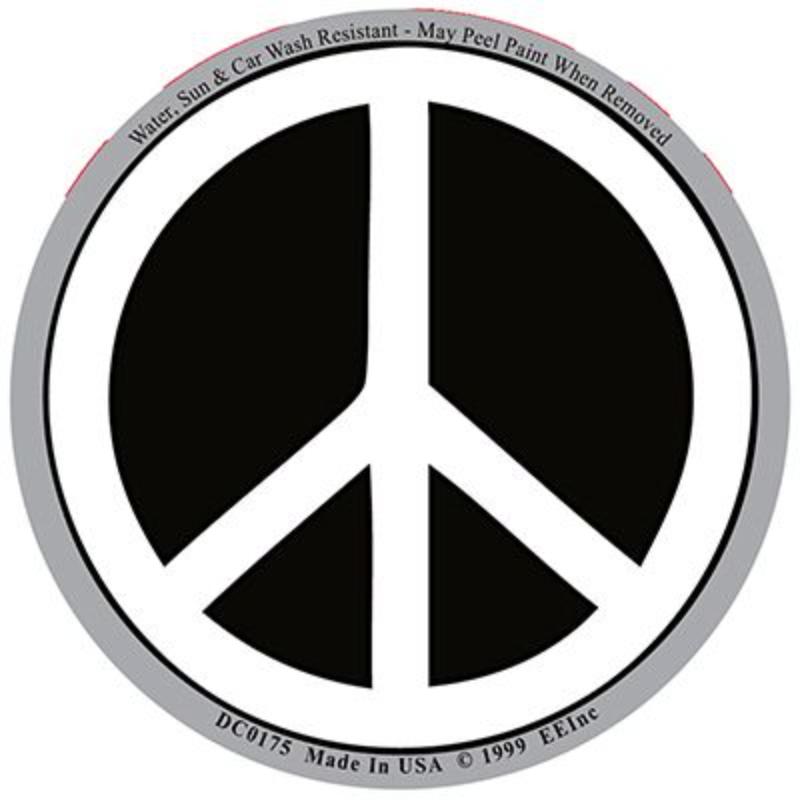 DC0175 Sticker - Peace Sign - 3.5 in.