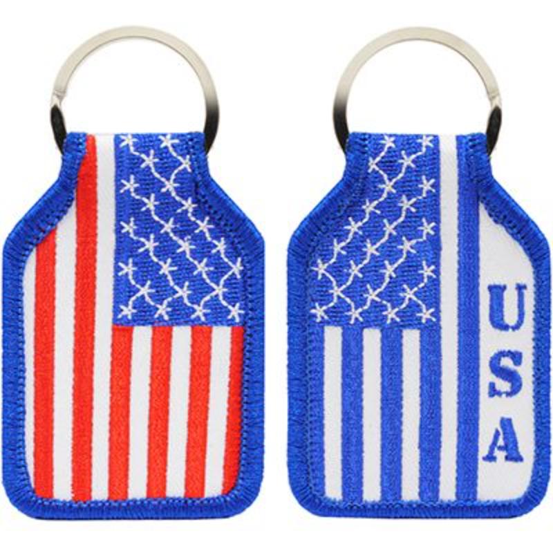 KC0191 Key Ring - USA RW&B - Embark - 1.88 x 2.75 in.