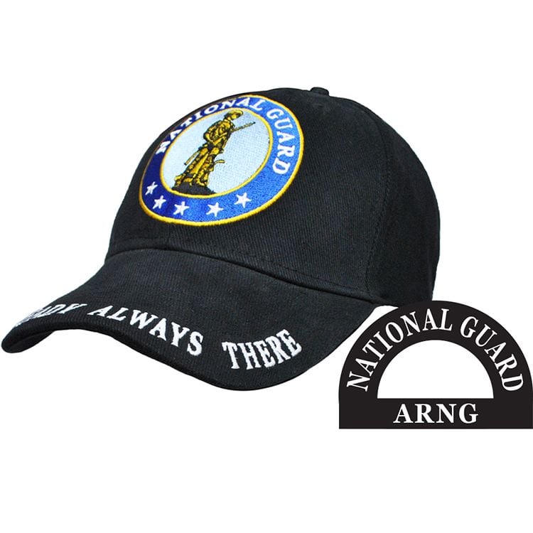 National Guard Cap - Navy Blue - Adjustable Fit - Durable Material