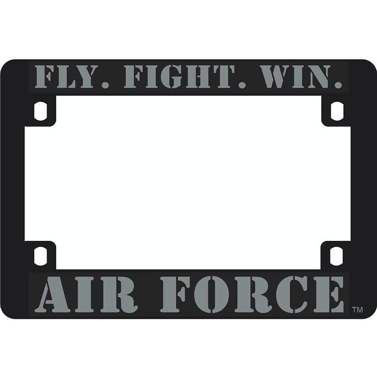 LP0808 Heavy Plastic License Plate Frame, USAF - 5 x 7.25 in.