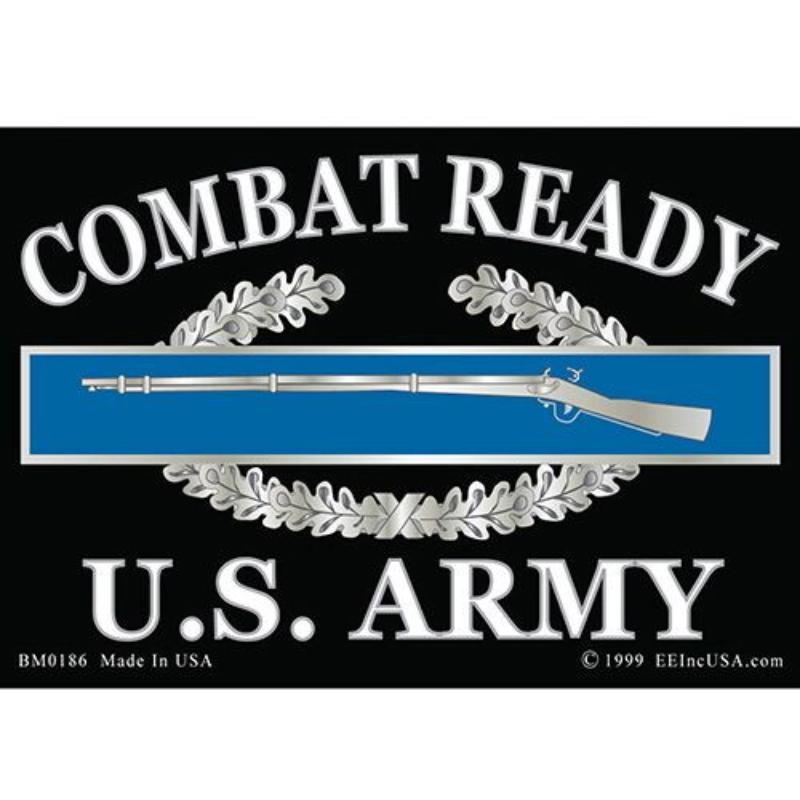BM0186 Sticker - Army, Cib - 3.5 x 5 in.