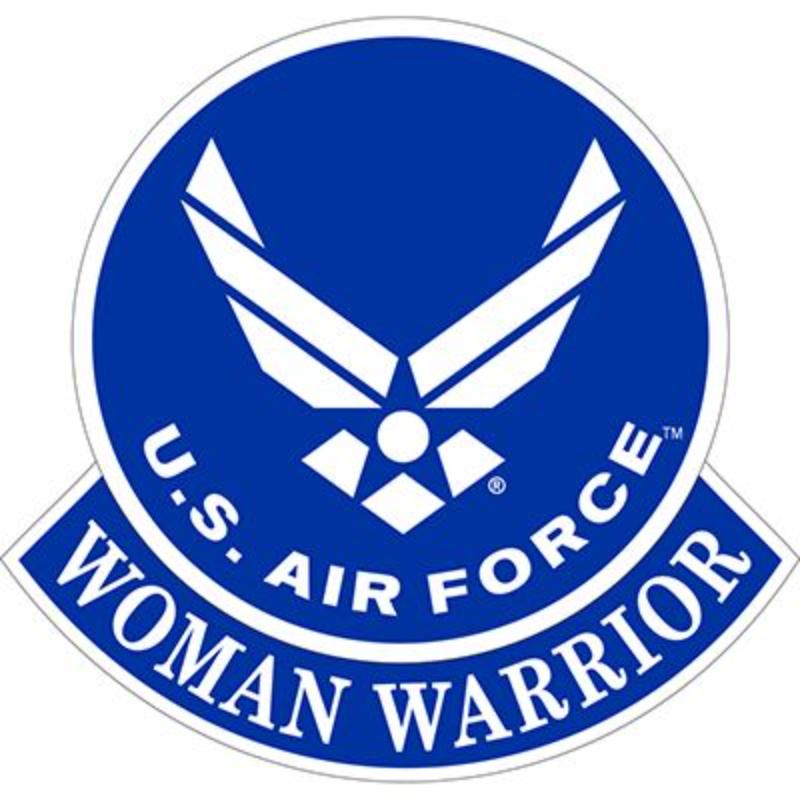 PM0981 Patch - USAF Woman Warrior - 3.63 in.