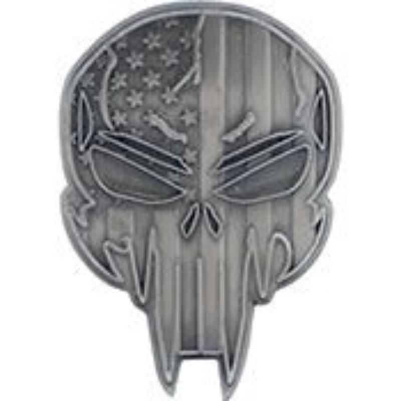 P16185 Pin - Sniper Skull - 1.63 in.