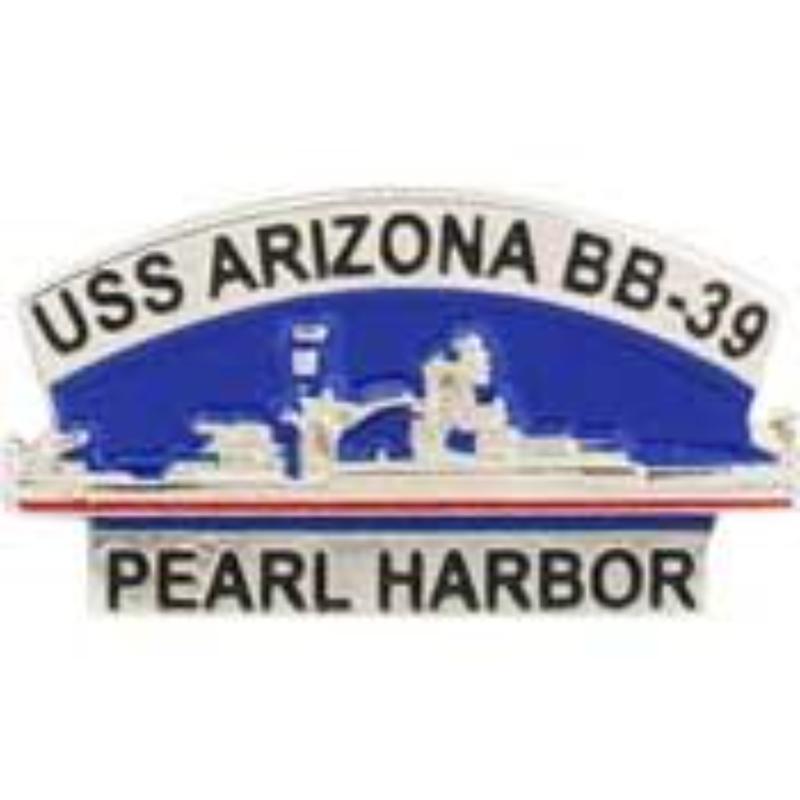 P14967 Pin - USS, Arizona - 1.25 in.