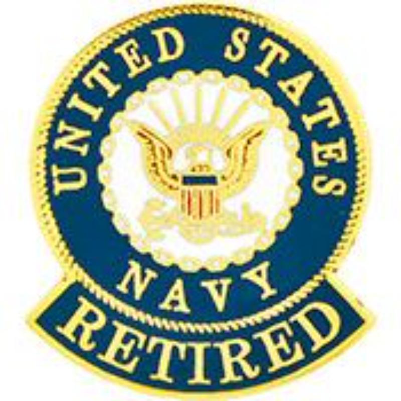 P15038 Pin - USN Logo Retired - 1.125 in.